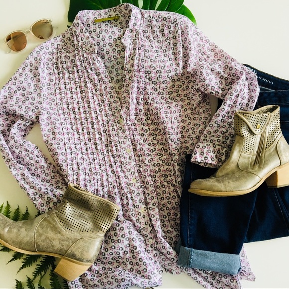 rock paper flower tops rock flower paper boho tunic poshmark rock paper flower tunic